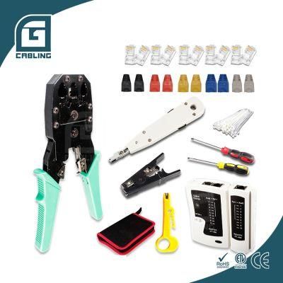 Gcabling Computer Hand Crimping RJ45 Connector Cat 5 Cable Repair Networking Installation Tool Kit
