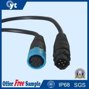 IP68 Self-Locking Waterproof Connector with Cable for LED Lighting