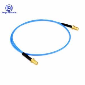 Custom SMA Male to SMA Plug Coaxial Cable Connectors Rg402 Rg141 Cable Assembly RF Jumper Cable