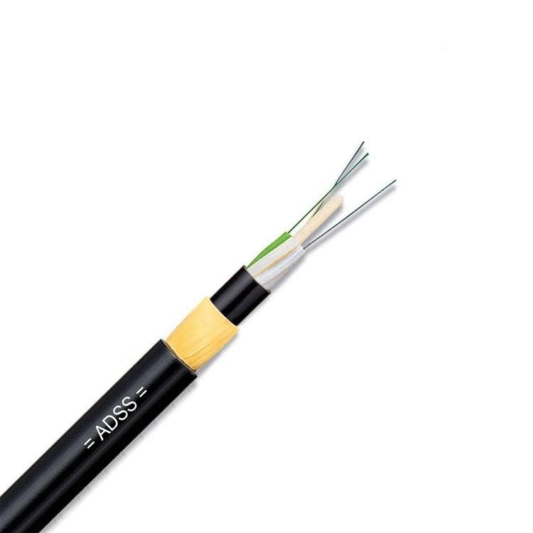 High Quality Fiber Optic Cable Self-Supporting Aerial Cable (ADSS) Optical Fiber Cable