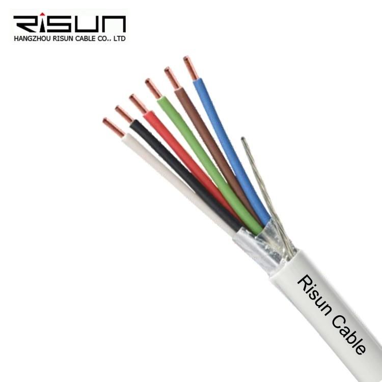 12AWG / 16AWG / 18AWG / 22AWG Stranded Shielded 2 / 4 / 6 / 8 / 12 / 20 Cores Security Alarm Cable