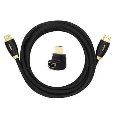 Factory OEM 6FT High Speed HDMI cable 4K2K 1080P HDMI gold plated with metal head