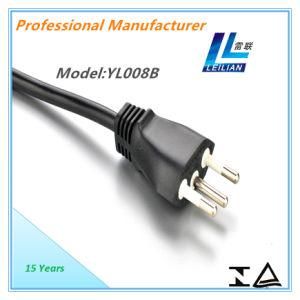 Electrical Power Cord Plug 10A 3 Pins