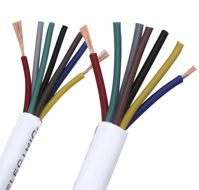 House Control PVC Sheathed Wiring Flexible Copper Stranded PVC Insulation Electrical Cable Electric Wire