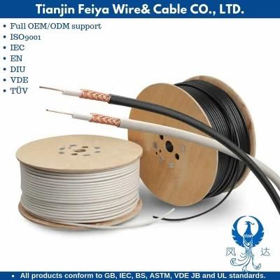 Electric Transmission Line for Radio Frequency Computer Network Signals Sheild Communication Cable RG6 Rg11 Coaxial Cable