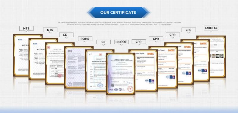 FTTH Indoor Cable 2 Core Singlemode/Monomode Indoor Optical Fiber Cable