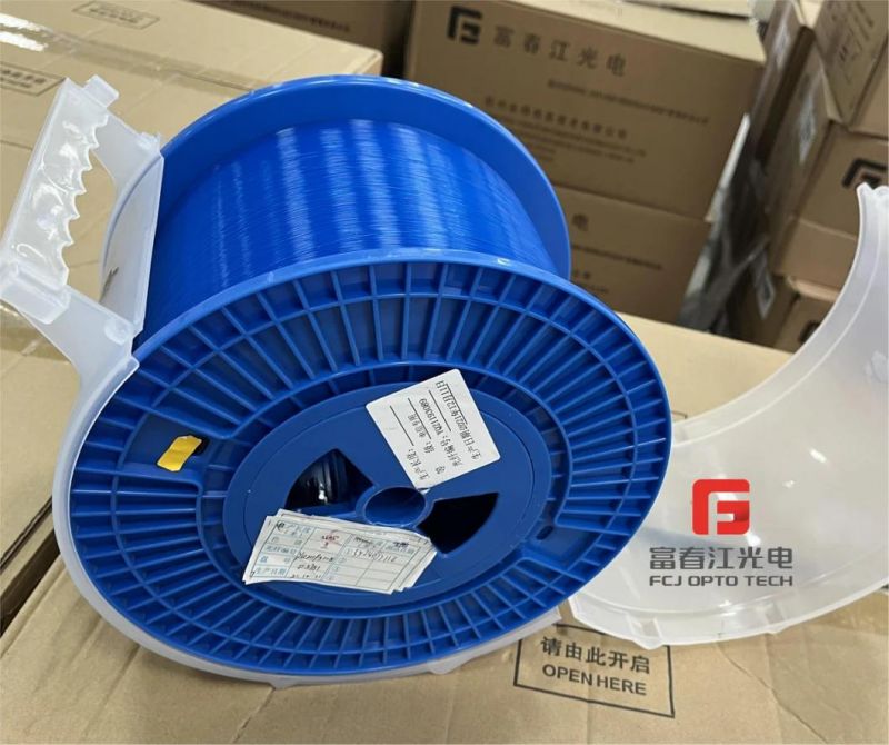 Outdoor FRP/Steel Wire G657A1/A2 GJYXFCH Single Mode FTTH Drop Flat Optic Cable