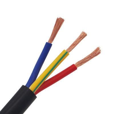 300/500V Flexible Copper Conductor PVC Insulation PVC Sheath Electrical Wire