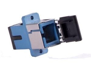 Fibre Optic Adapter Sc Simplex Plastic Housing Blue with Shutter Cover