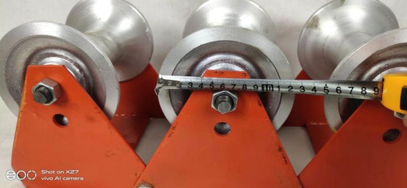 Telecom Electrical Cable Laying Pulling Corner Guide Steel Cable Roller