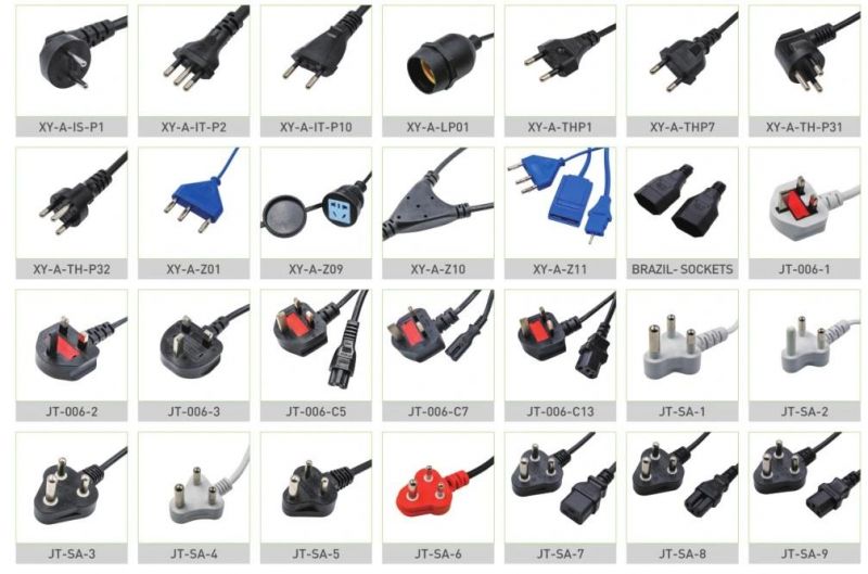 USA American and Canada 110V UL NEMA 5-15 Power Cord Cables