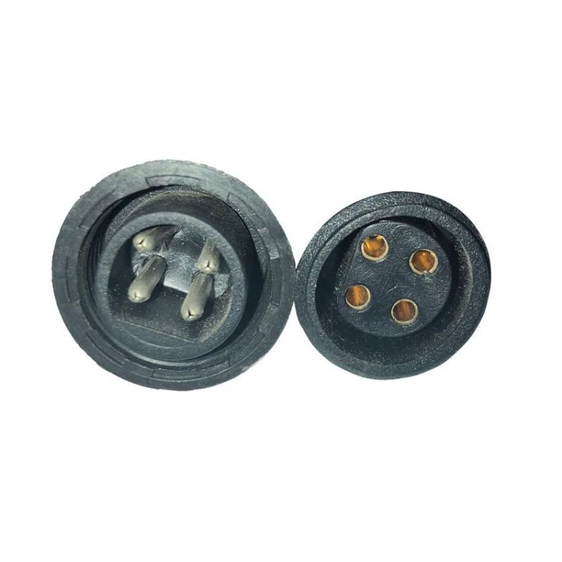 IP67 4 Pin Male Female Waterproof Connector High Low Voltage for Street Light