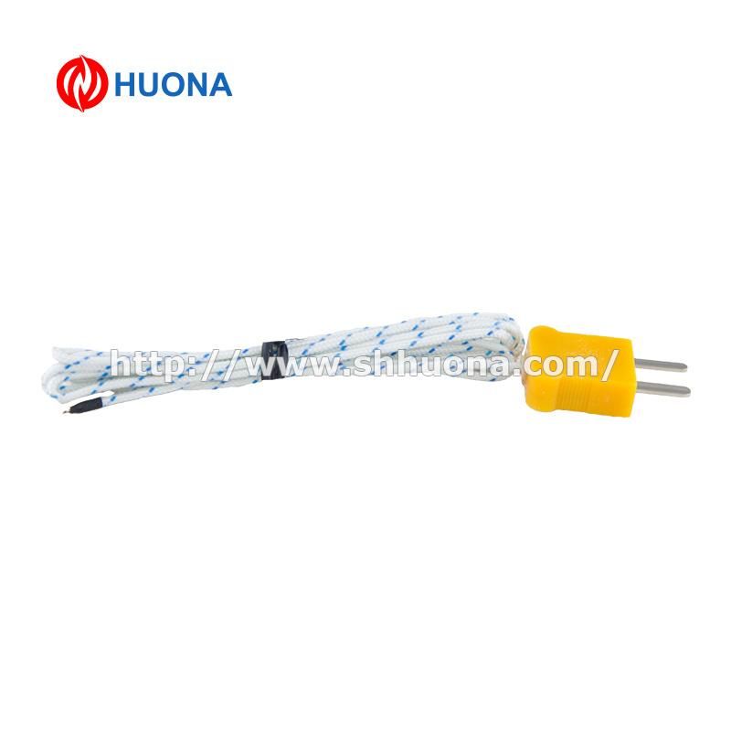 K Type Thermocouple with Thermocouple Connector and Thermocouple Cable