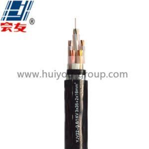 Copper Cable Yjv22 0.6/1kv XLPE Insulated Steel Tape Armoured PVC Underground Power Cable