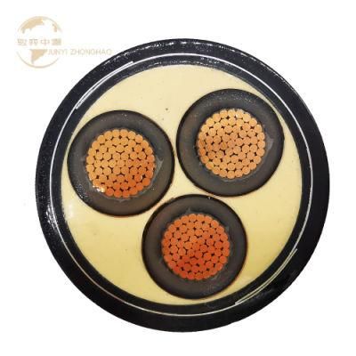 XLPE Insulated Submarine 3*70mm&sup2; Power Cable Medium Voltage PVC Copper Wire Copper Tape Screen Underground Electrical Cable