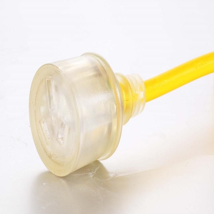 Australian Heavy Duty 15A 250V Transparent Power Extension Cord