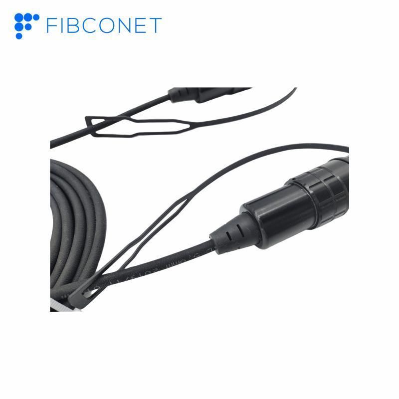 FTTX FTTH IP68 Fiber Optical LC Waterproof Connector Patch Cord