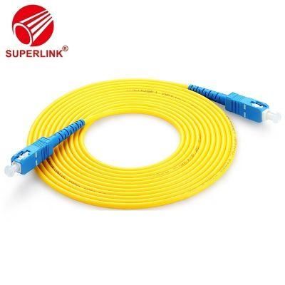 FTTX LC Sc Upc Connector Single Mode G657A Customized Fiber Optic Patch Cord Fiber Jumper