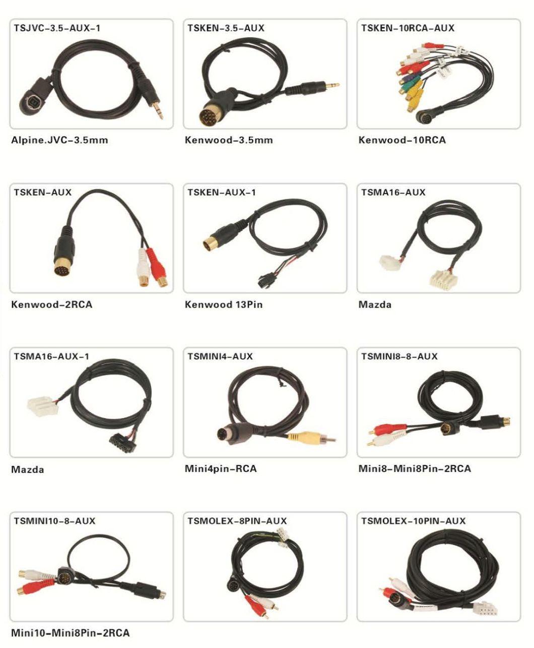 Tscn Wire Bypass Harness Automotive Aux 3.5 Fakra Adaptor Jack