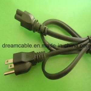6FT Black UL NEMA5-15p Us Power Cord with IEC C5