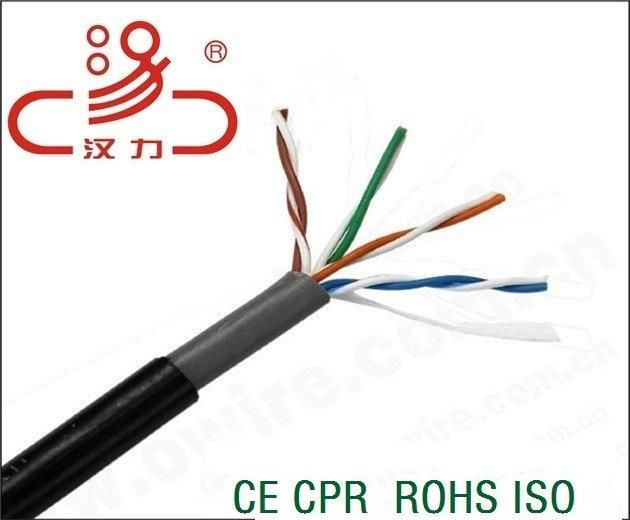 Cat5e 4pair Add 2c Power Wire Add Steel Wire Network Cable Cat5e CAT6