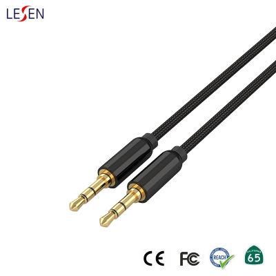 3.5 mm Stereo Audio Video Data AV Cable Male to Male for Car Headphone