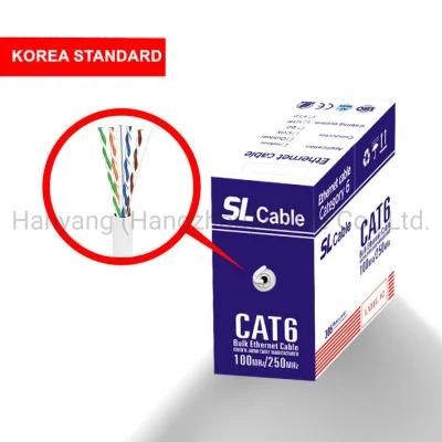 LAN Cable UTP CAT6 25AWG SL Brand Communication Computer Cable Network Cable