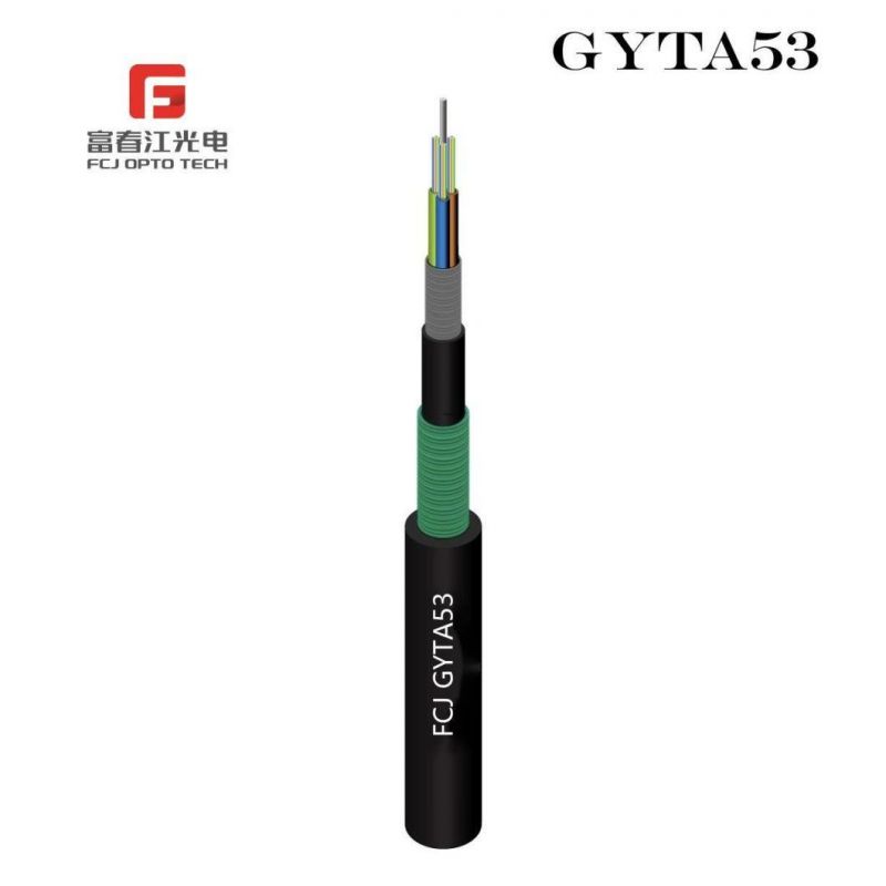 GYTA53 Direct Buried Armored Optical Fiber Cable