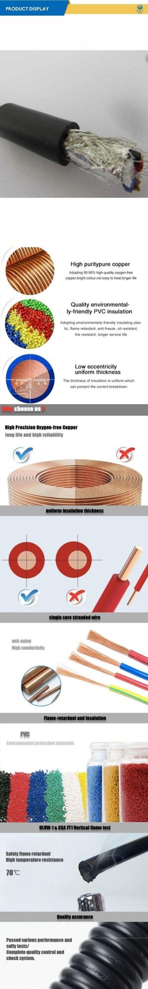 Wdzn-Kyjyp XLPE Insulation Polyolefine Sheathed Cu-Wire Braid Screening Low-Smoke Halogen-Free Flame-Retardant Fire-Proof Control Cables
