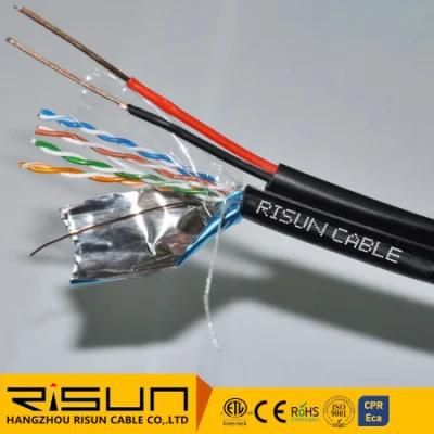 Hot Sale Solid Bare Copper Cat5 Siamese Network Cable