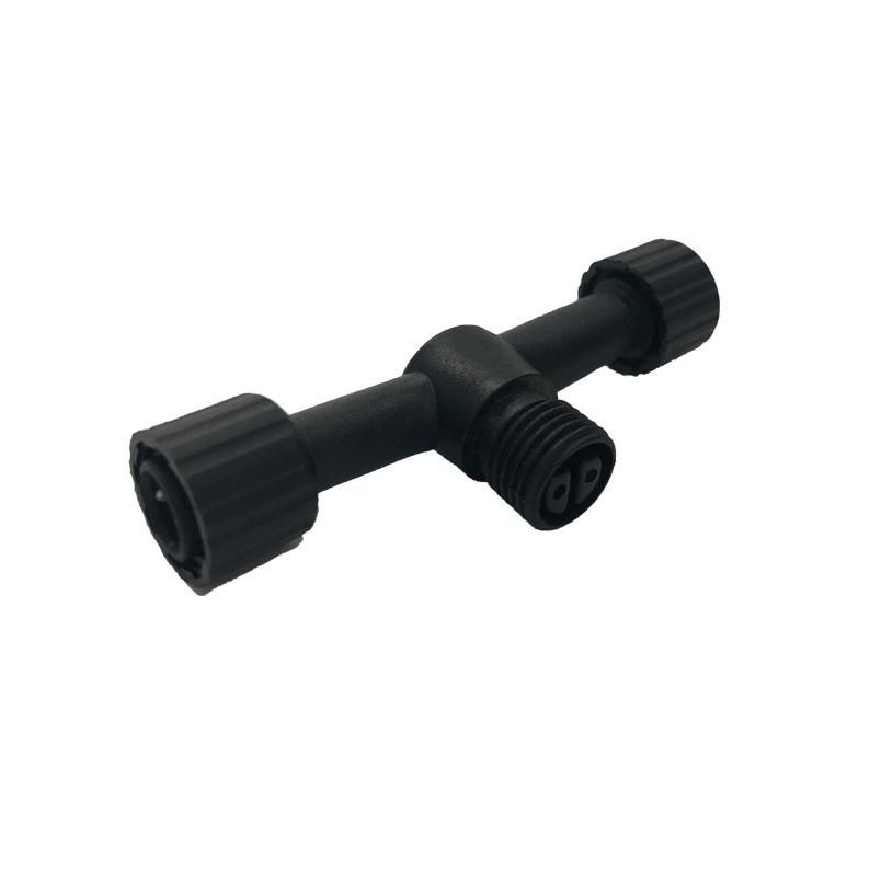 IP76 IP68 PVC T Joint Waterproof Connector for Light