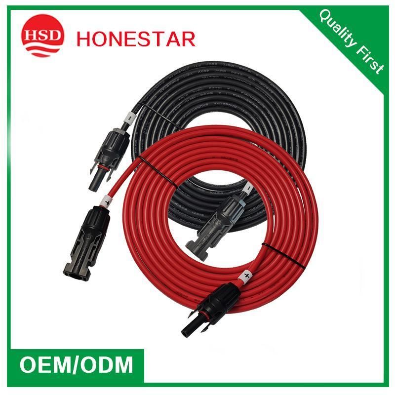 10AWG Solar Panel Extension Cable with Female and Male Connectors