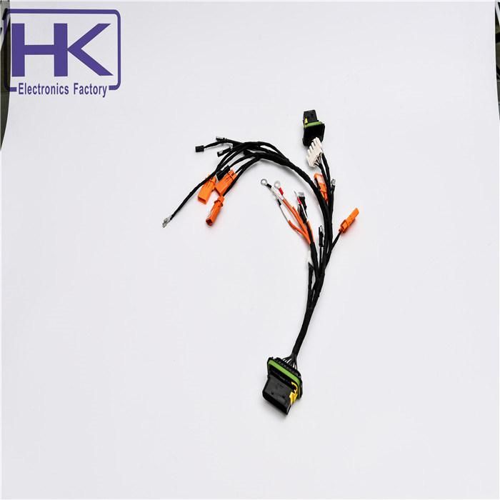 OEM Tape Protection PDU Wiring Harness Assemble by Difference Types of Conectors Used for Automobile