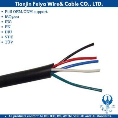 300/500V, 450/750V H07rn-F Copper Conductor Epr Insulated Flexible Electric Rubber Cable