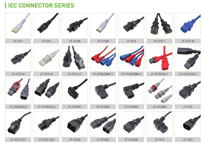 Rubber Cable 1.5 M Connection Cable with Cee Angle Coupling & Schuko Socket Ce