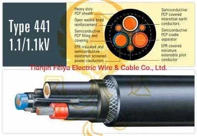 Type 441 1.1/1.1kv Reeling &amp; Trailing Cables to AS/NZS 2802: 2000