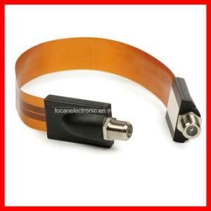 Satellite Flat Window Cable for 50-2250MHz &amp; Flat Though Cable