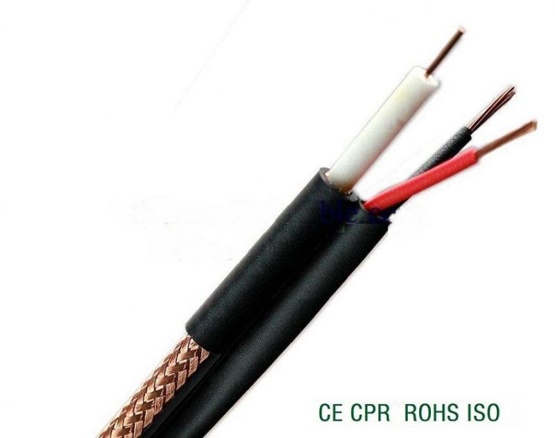 Coaxial Cable & CCTV Cable Rg59 2c Coaxial Cable Rg59 + 2 Core Power