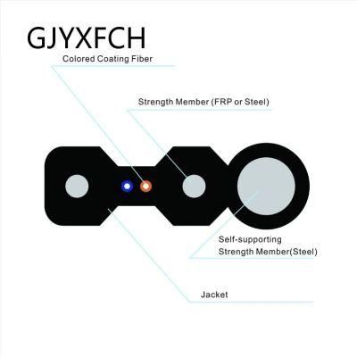 LSZH Sheath Indoor Distribution GJYXFCH Optical Fiber Cable