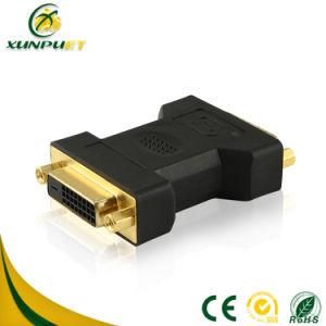 Portable 2 Ohm Gold 24pin DVI Male to Female HDMI Adaptor