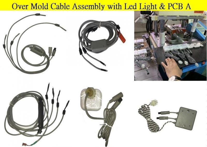 M19 2 3 4 Pins IP68 Assembled Waterproof Electrical Cable Assembly