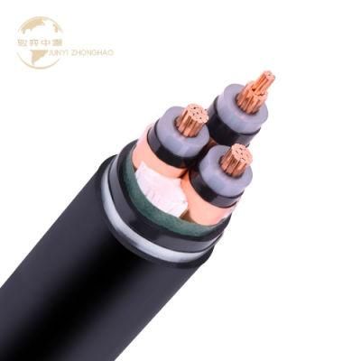 Wholesale Price Copper Conductor 3 Cores XLPE Insulation Screen PVC Sheath Medium Voltage Power Cable