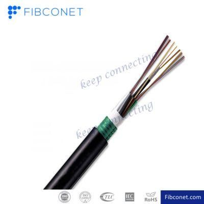 Outdoor 2-288 Core GYTA Cable Stranded Aluminum Tape Fiber Cable