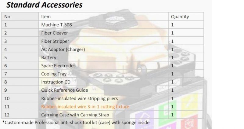 Splicing Machine / Skycom T-308X / Optic Fiber Fusion Splicer