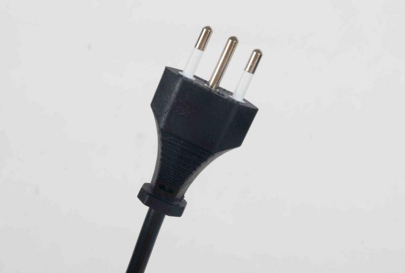 3 0.75 1.0mm Imq Italy Plug Cable IEC Connector C14 for Coffee Machine
