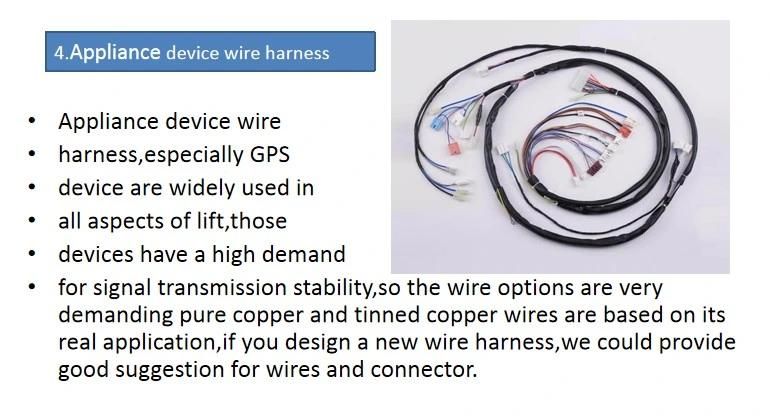 Factory Direct Sale Wire Harness Cable Assembly with Protection Tube Insulation Terminal