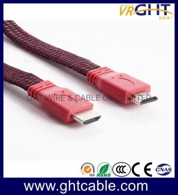 1.5m High Speed Support 720p/1080P/2160p Flat HDMI Cable 1.4V 2.0V