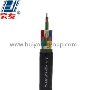 High Quality Low Voltage 0.6 to 1kv VV Vlv Type Copper Core PVC Insulation Power Cable Electrical Wiresample Available Cable