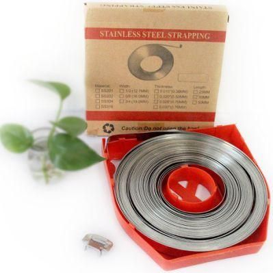 Stainless Steel Strip with Width: 1/4&quot;, 3/8&quot;, 1/2&quot;, 5/8&quot; and 3/4&quot;