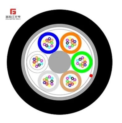 Metallic Strength Member Armored Underground Communication Cable Gytza